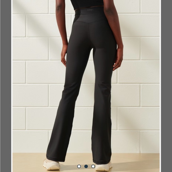 YPB SculptLUX Curve Love Flare Black Leggings by Abercrombie and Fitch - Picture 3 of 7